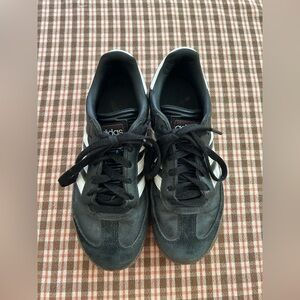 Adidas Samba Black and White Kids Trendy Leather Sneakers Size 1.5